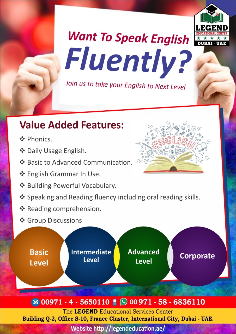 English Speaking Course - The Legend Educational Services Center