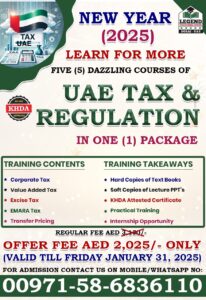 UAE Tax and Regulations Training