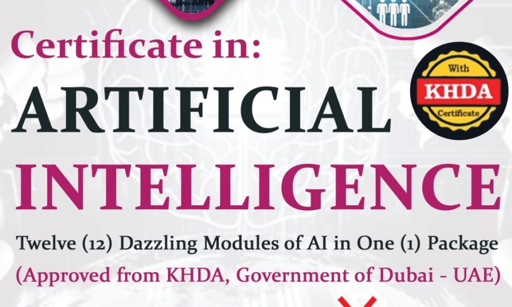 Certificate in Artificial Itelligence 12 Modules