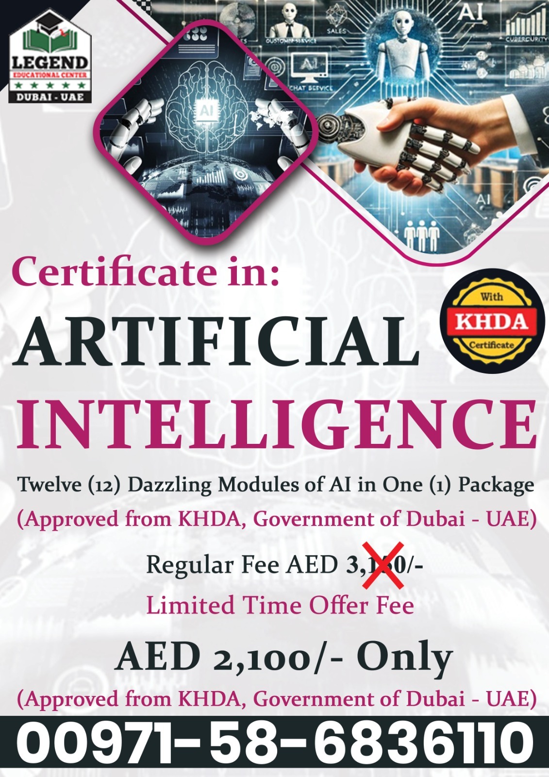 Certificate in Artificial Itelligence 12 Modules