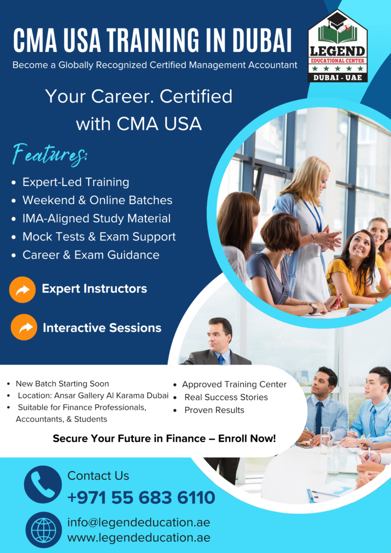 Best CMA Training Institute in Dubai