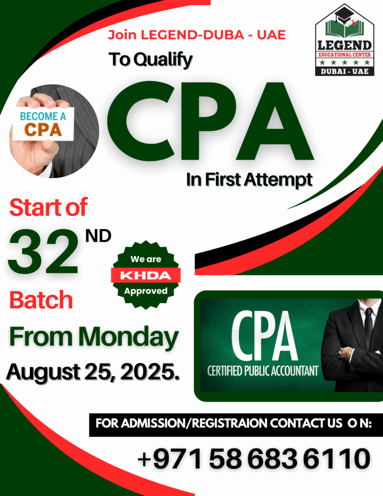 CPA certificate course in Dubai