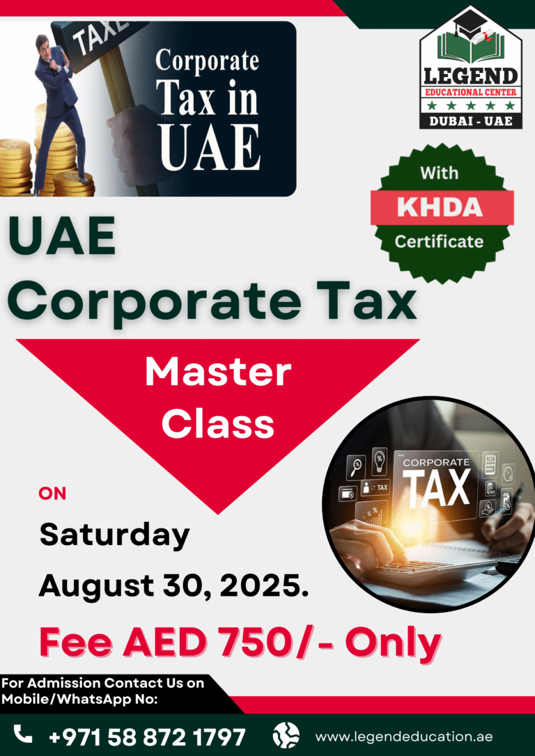 UAE Corporate Tax Master Class