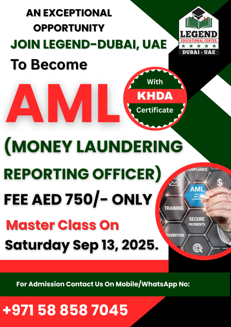 Become a Certified Money Laundering Reporting Officer