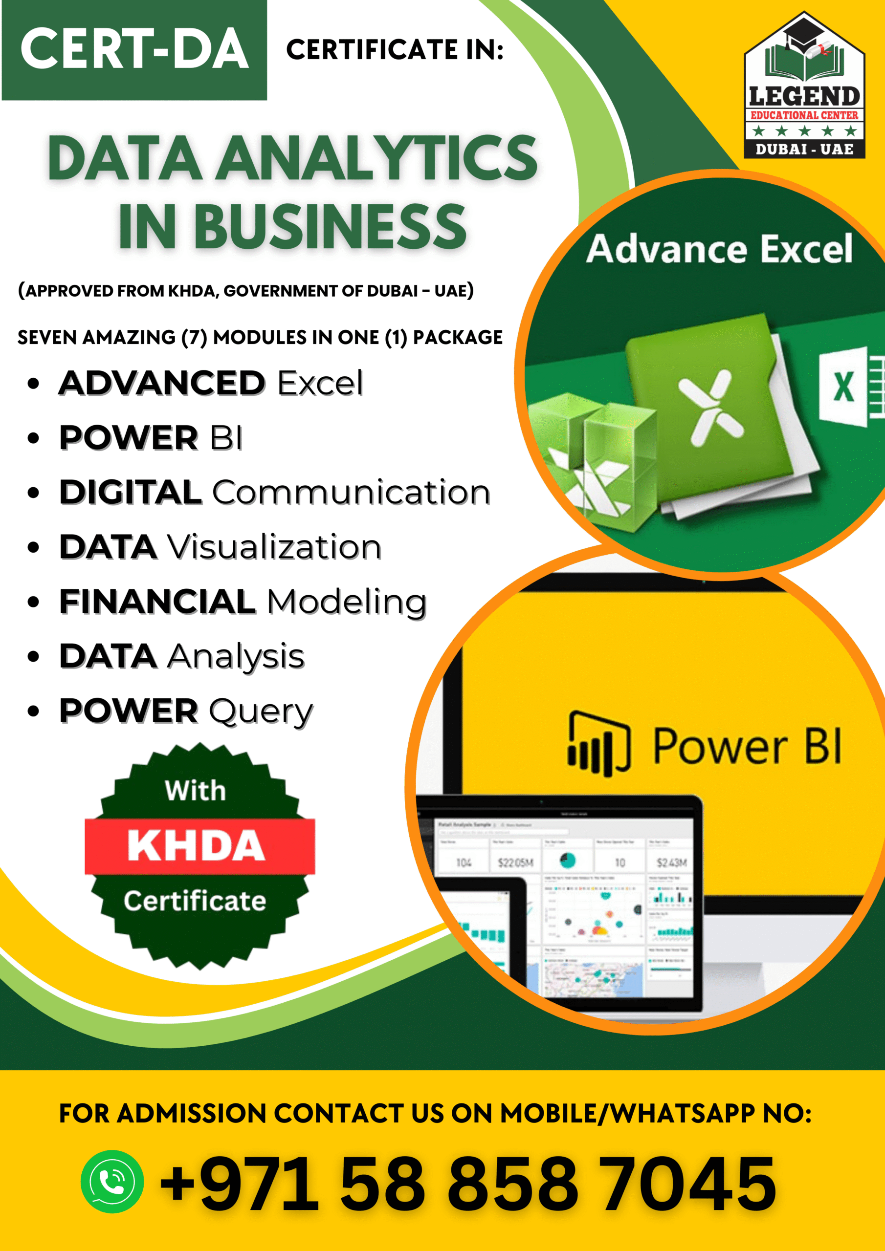 Learn Data Analytics with Power BI – Expert Training in Dubai