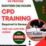 MOE-UAE Auditors License with Approved CPD Training Programs