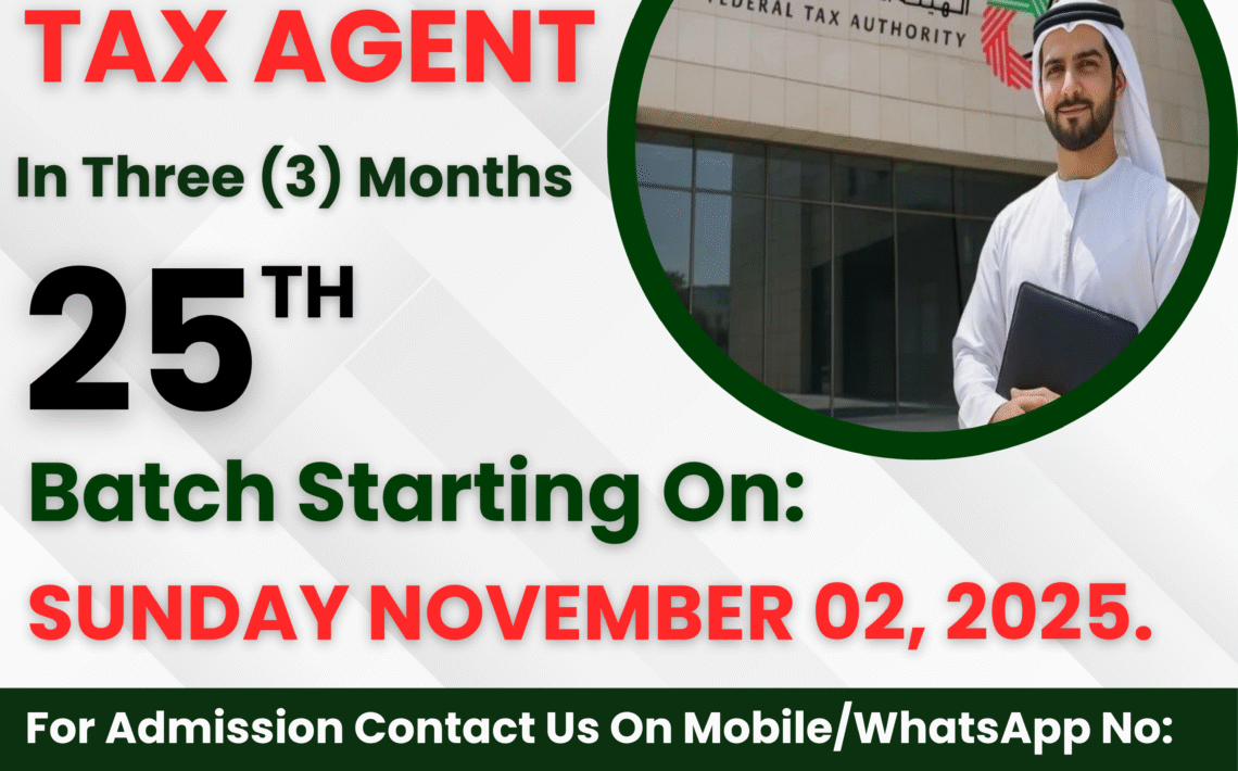 FTA Tax Agent Certification Training in Dubai