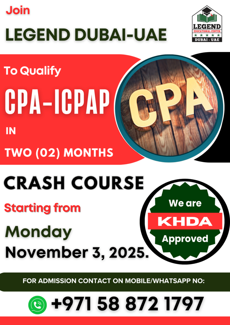 CPA Certification Exam Preparation Classes in Dubai