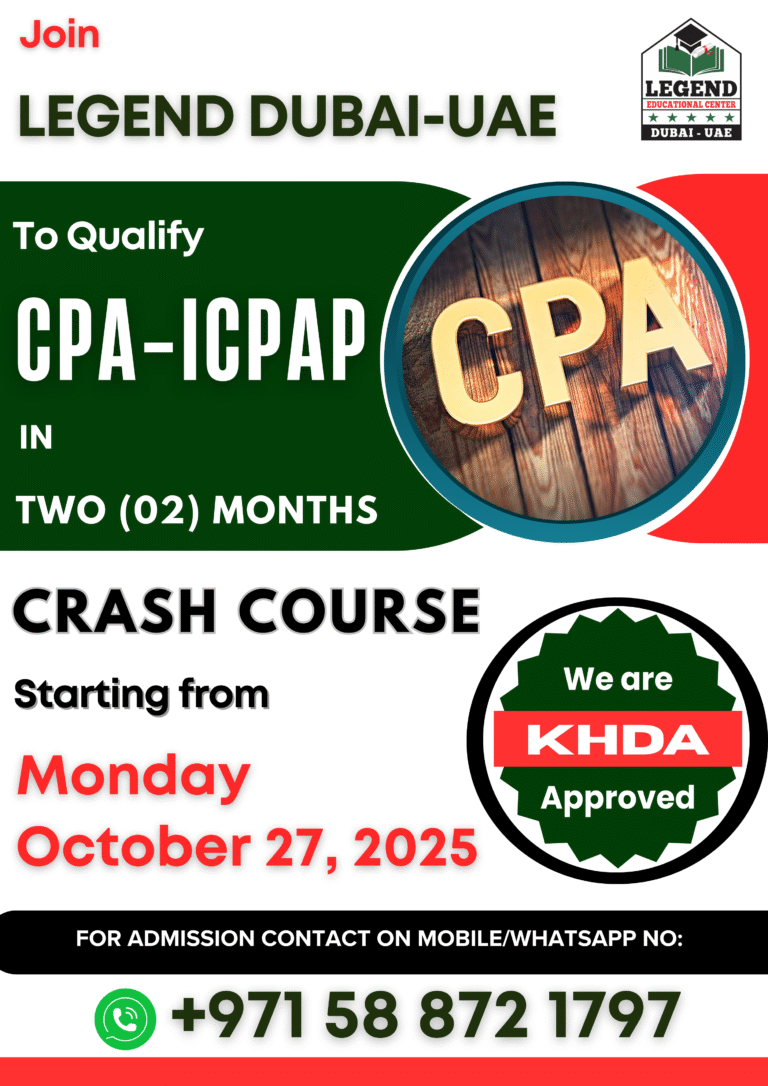 Fast-Track CPA Certification Course in Dubai