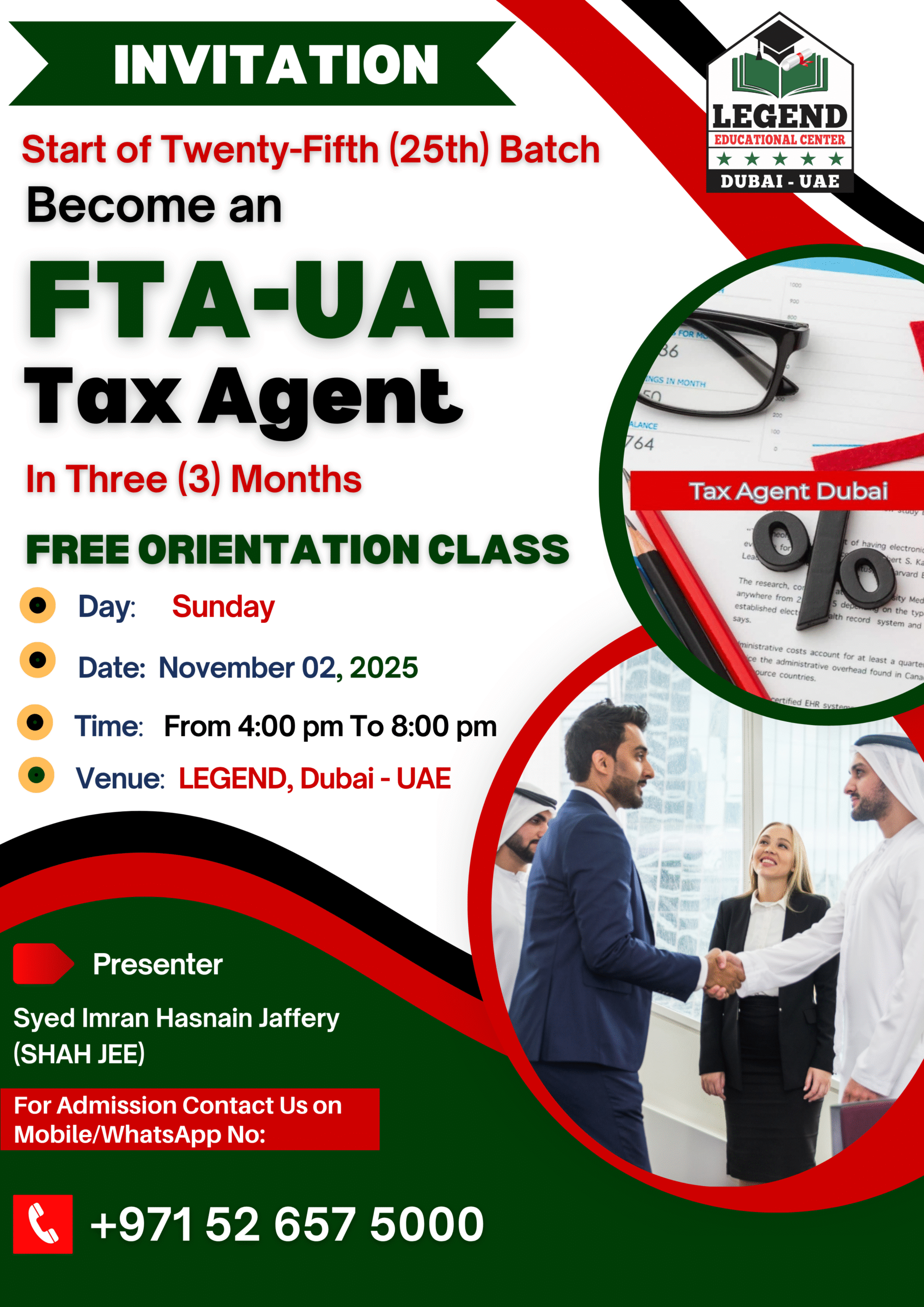 Become a Licensed FTA-UAE Tax Agent in Three Months