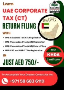 Corporate Tax and VAT Filing Return Training Course in Dubai