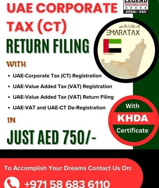 Corporate Tax and VAT Filing Return Training Course in Dubai