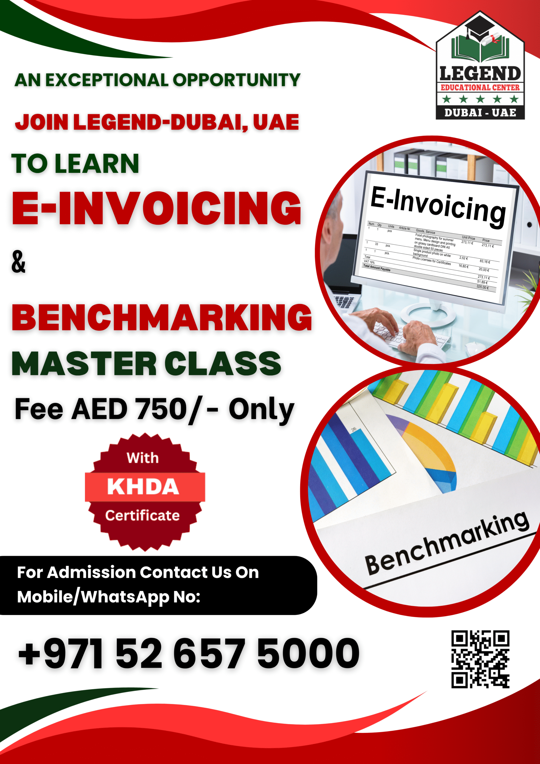 E-Invoicing and Benchmarking Certification Course in Dubai