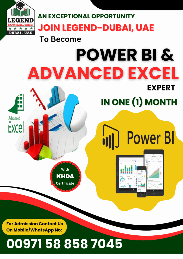Data Analytics and Power BI Preparation Course in Dubai