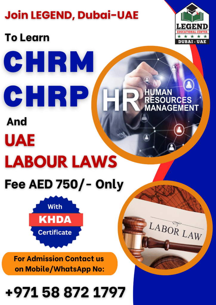 CHRM, CHRP & UAE Labor Laws Training in Dubai