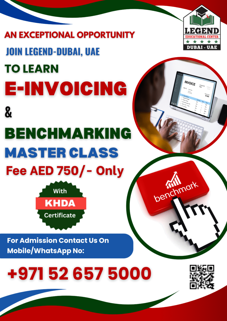 E-Invoicing and Benchmarking Training in Dubai