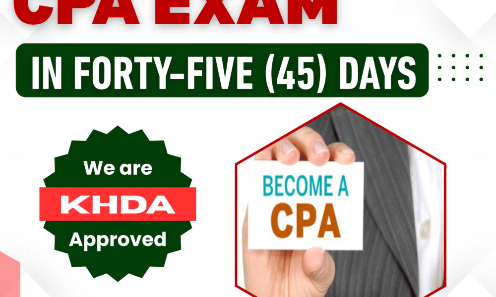Pass CPA Exam in 45 Days