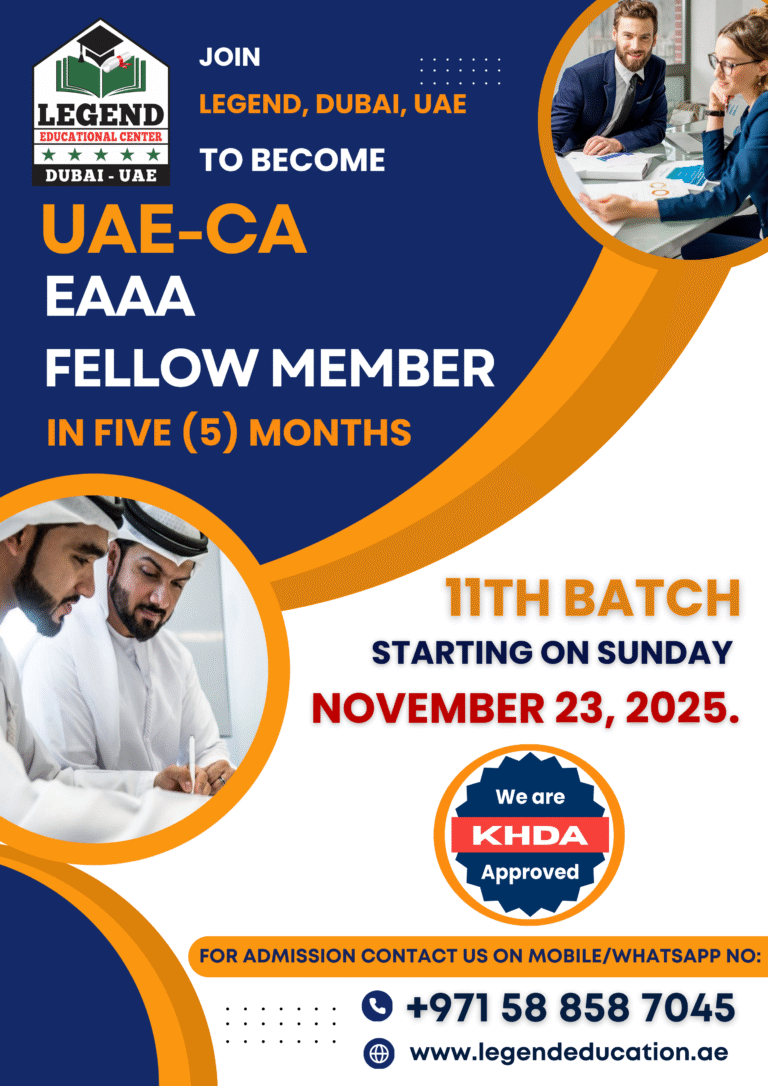 UAE-CA EAAA Fellow Membership Training