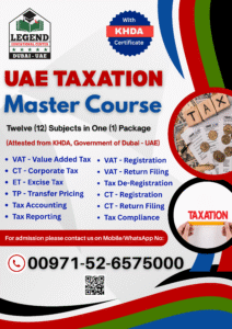 UAE Taxation Master Course in Dubai