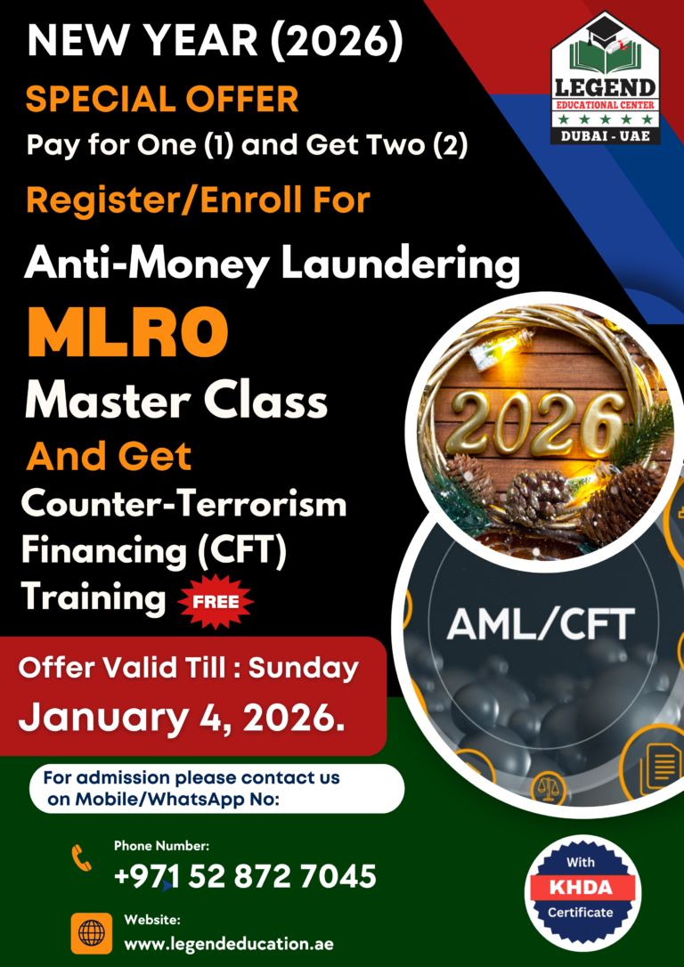 Anti Money Laundering (AML) MLRO & CFT Training Course