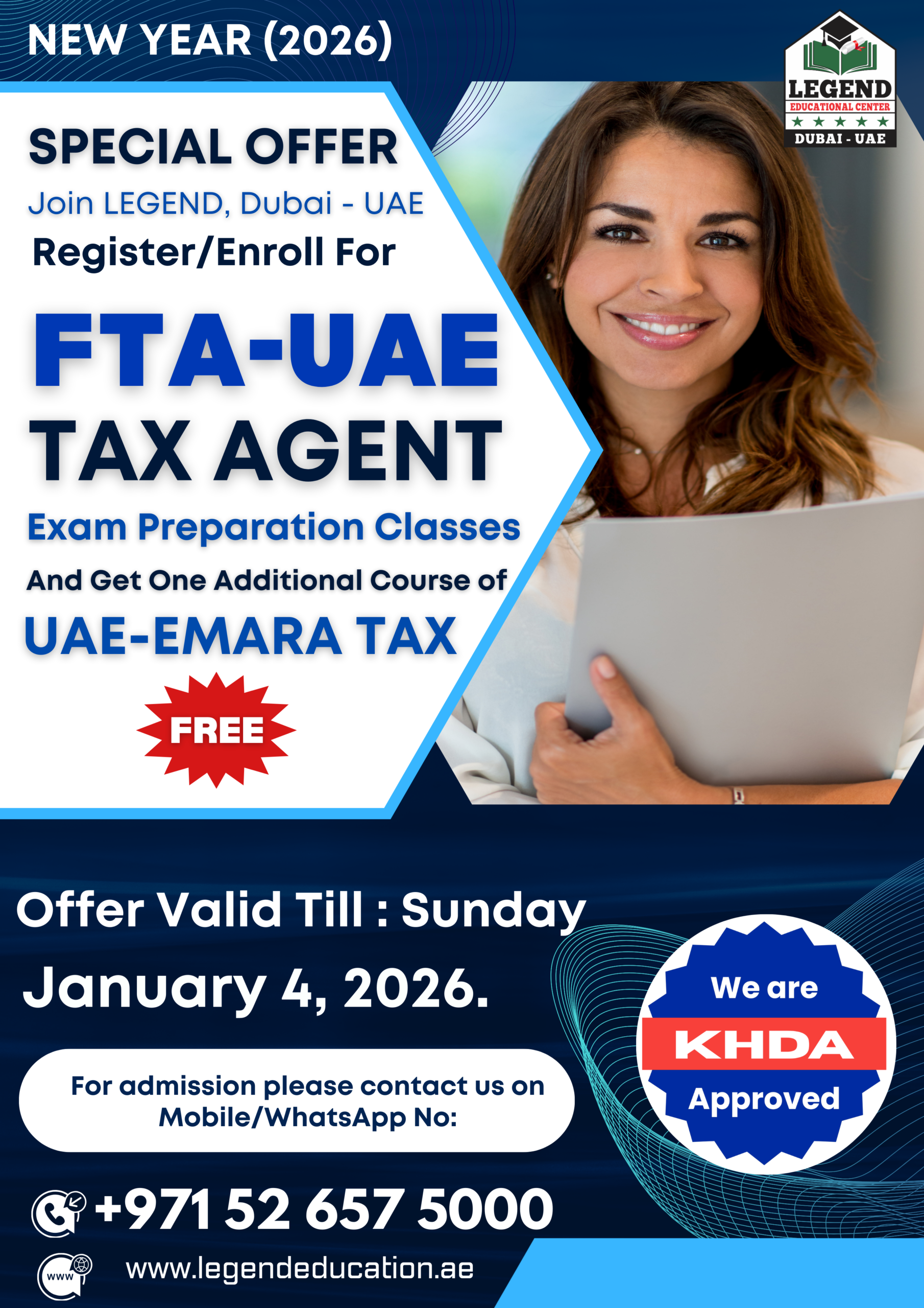 FTA-UAE Tax Agent Exam Preparation Classes in Dubai