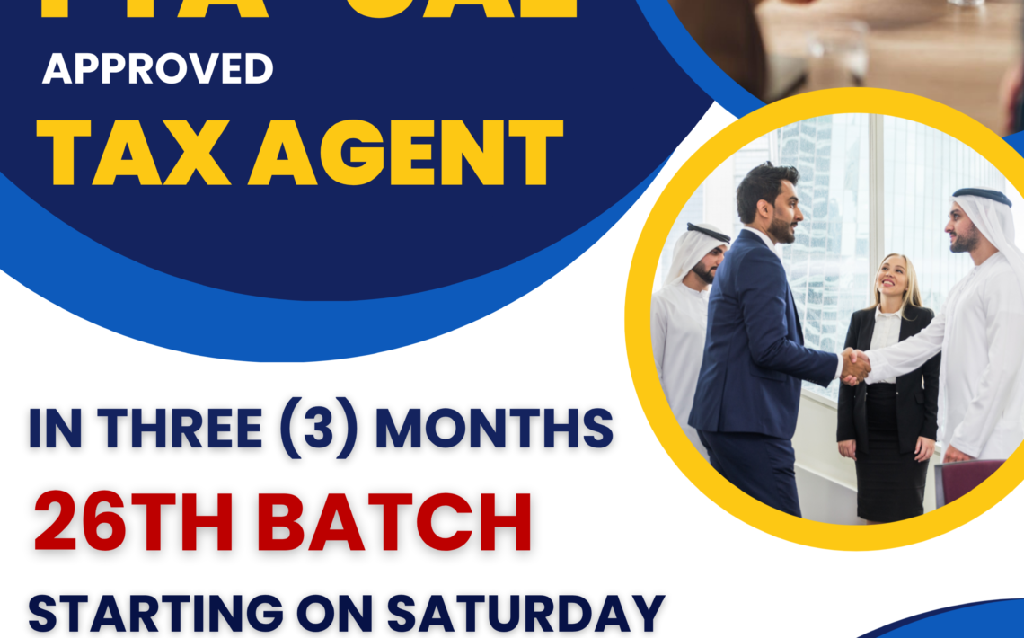 FTA UAE Approved Tax Agent Course in Dubai