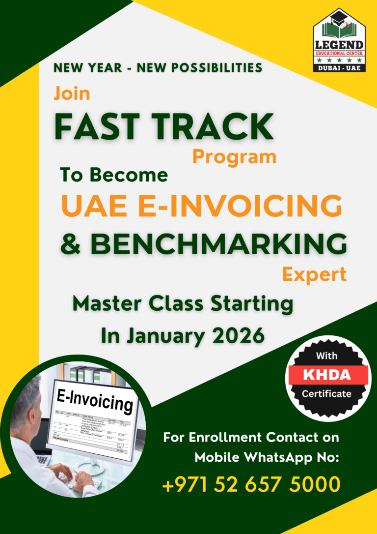 Join UAE E-Invoicing & Benchmarking Expert Program