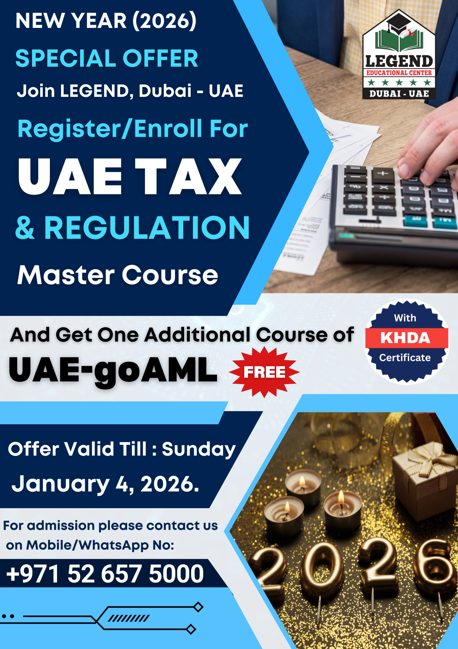 UAE Tax and Regulations Course Master Class