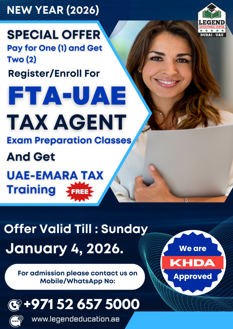 Top UAE Tax Agent Exam Preparation Institute in Dubai