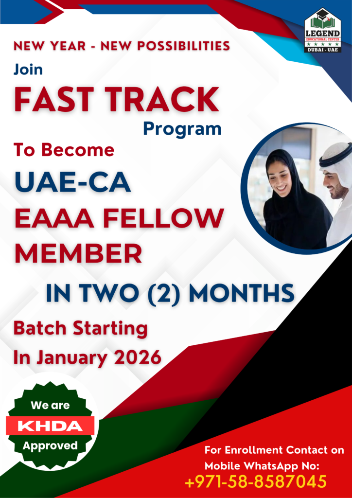 Uaeca UAE-CA EAAA Fellowship Fast Track Program – Become a Fellow in Just 2 ...
