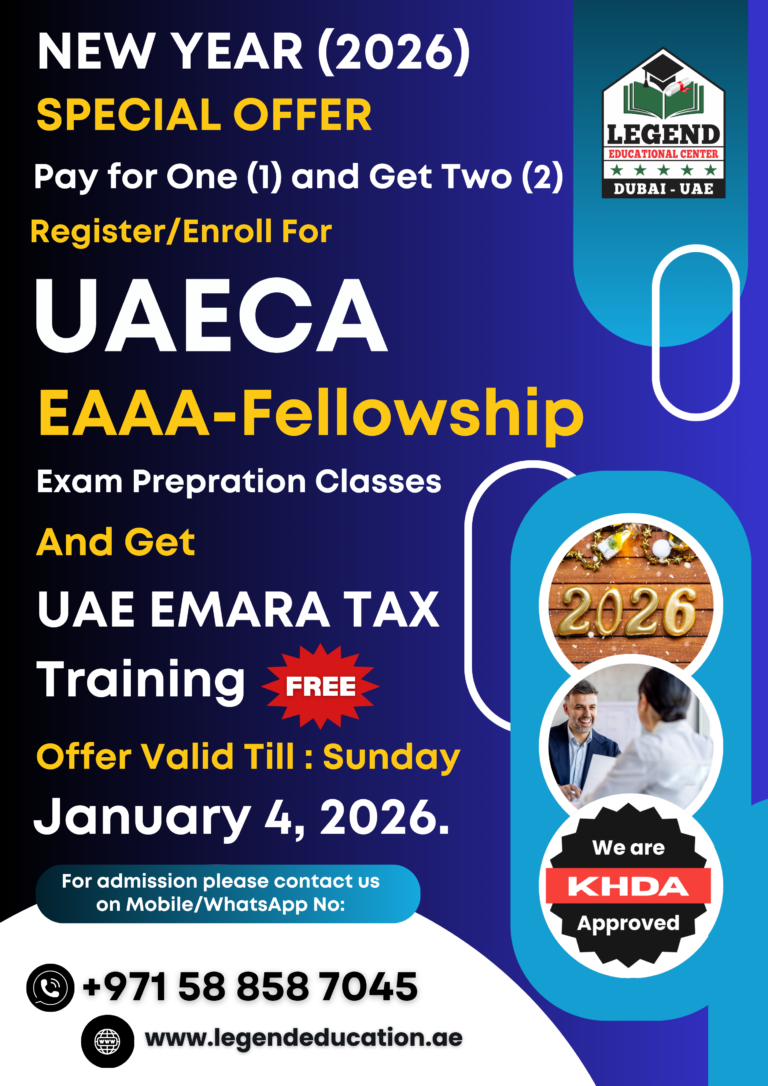 Join UAECA EAAA Fellowship Exam Preparation Course in Dubai