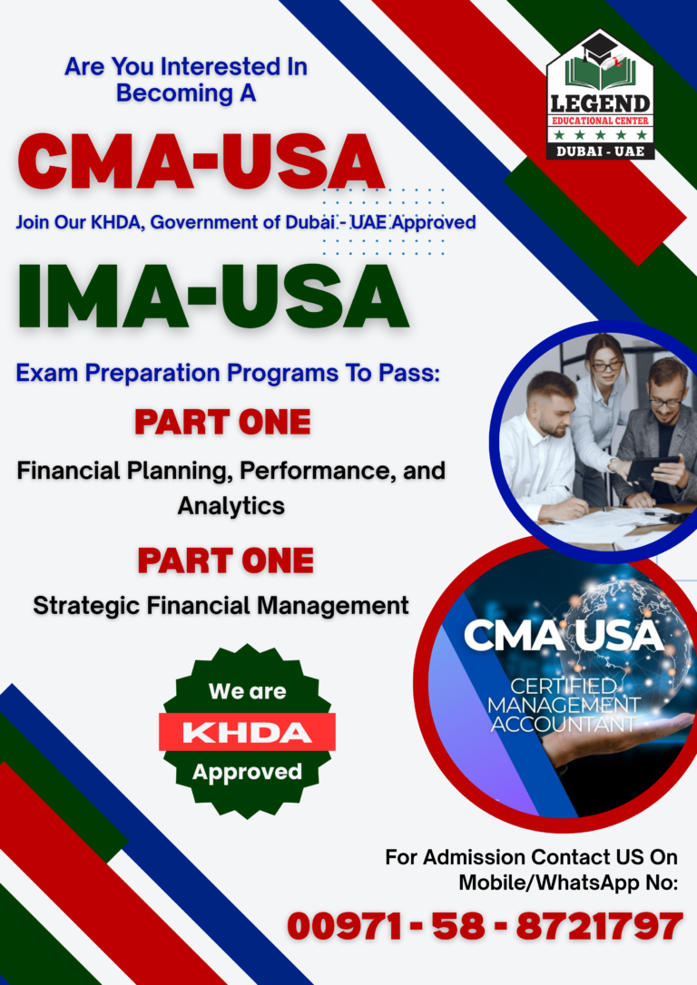 CMA-USA & IMA-USA Exam Preparation Program