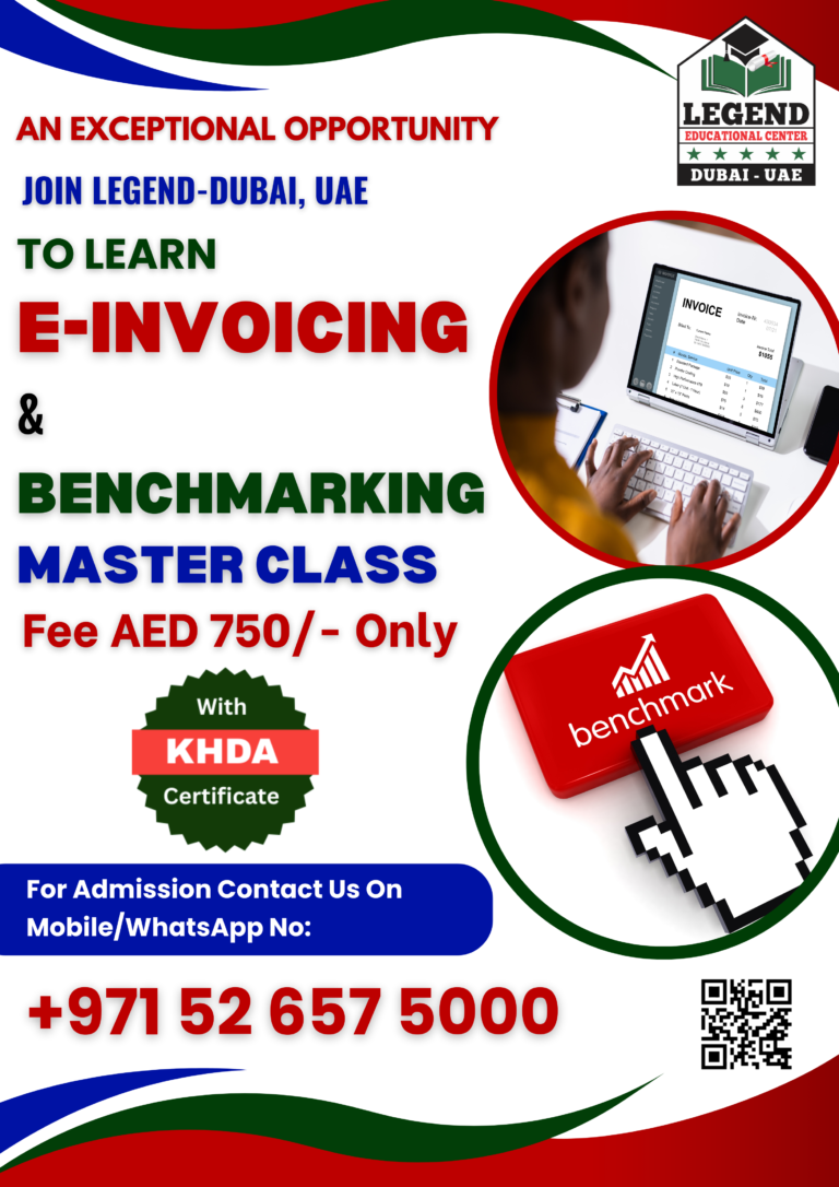 E-Invoicing & Benchmarking Training in Dubai