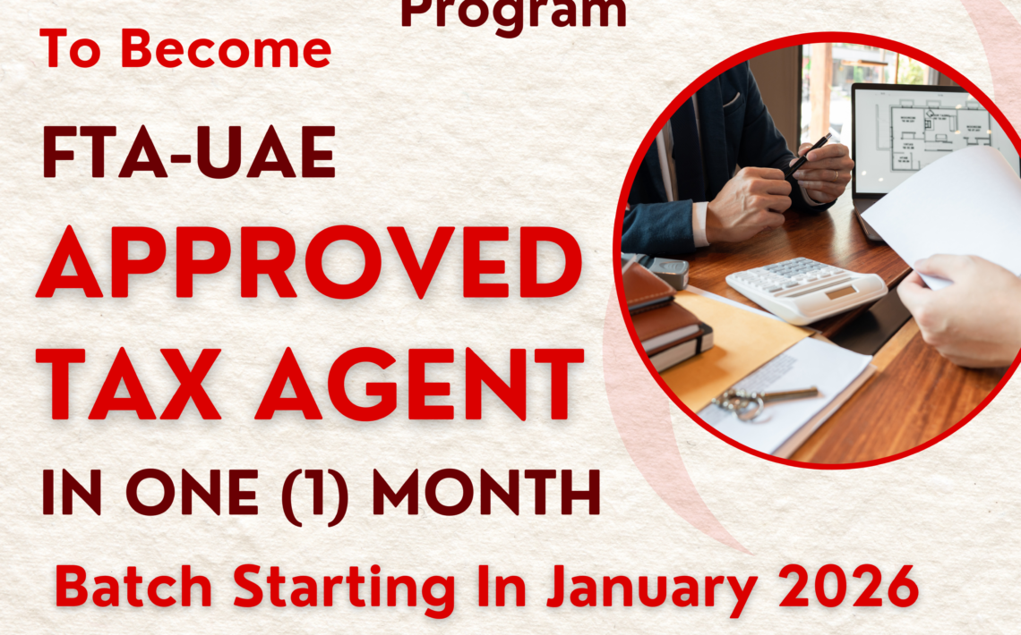 Become a Certified FTA-UAE Tax Agent with Fast Track Training