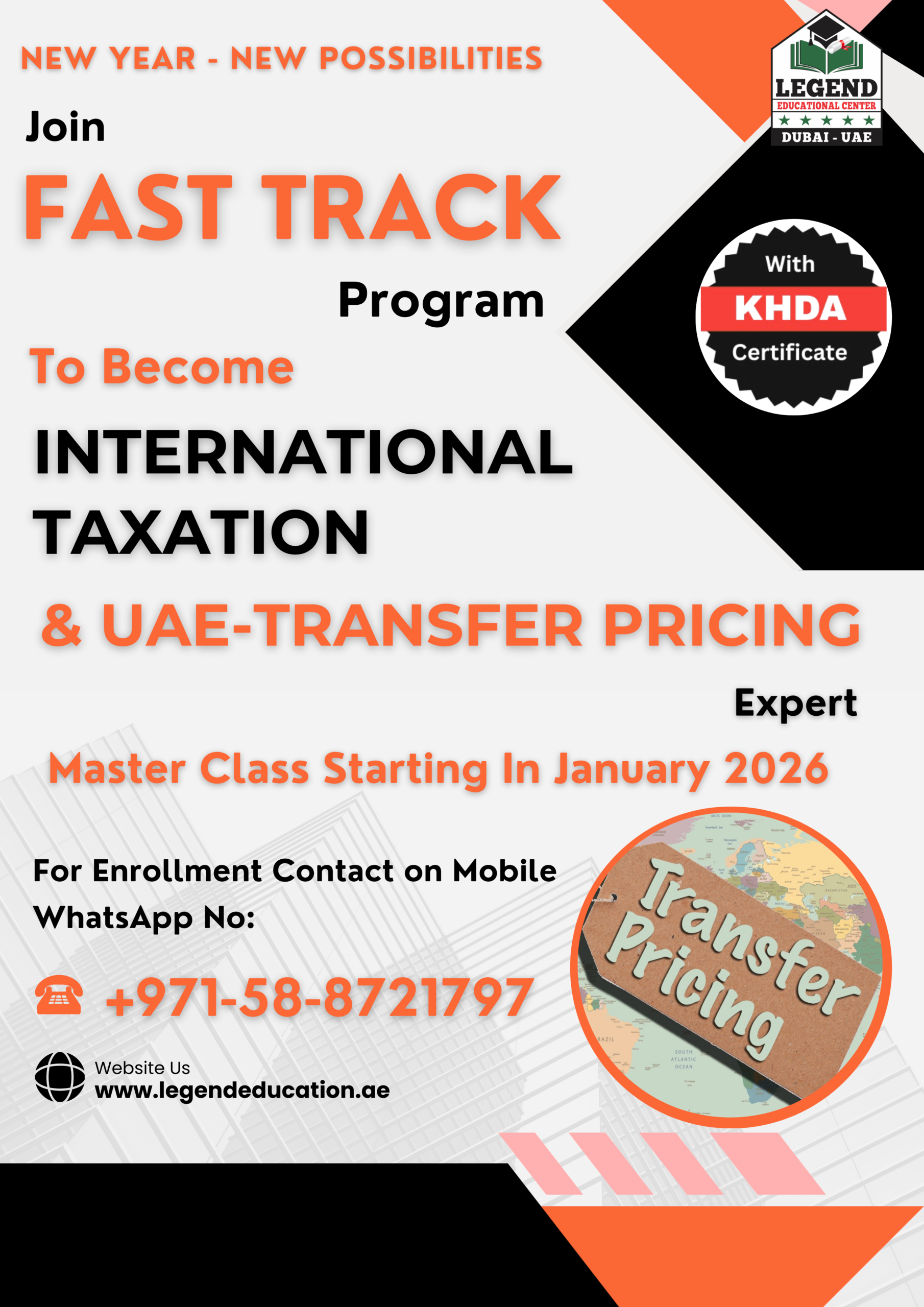 International Taxation & UAE Transfer Pricing Expert Program