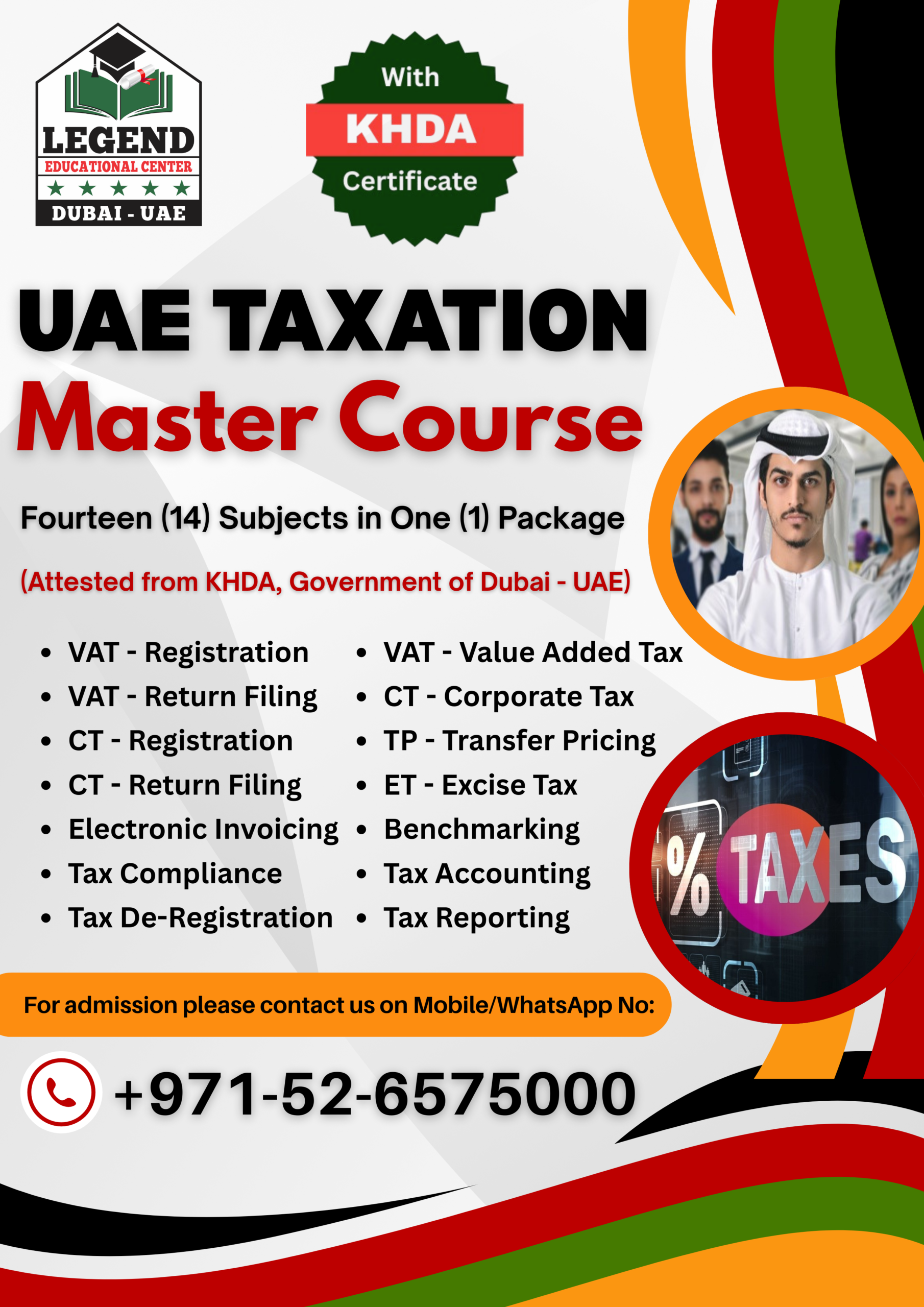 Best UAE Taxation Master Course in Dubai
