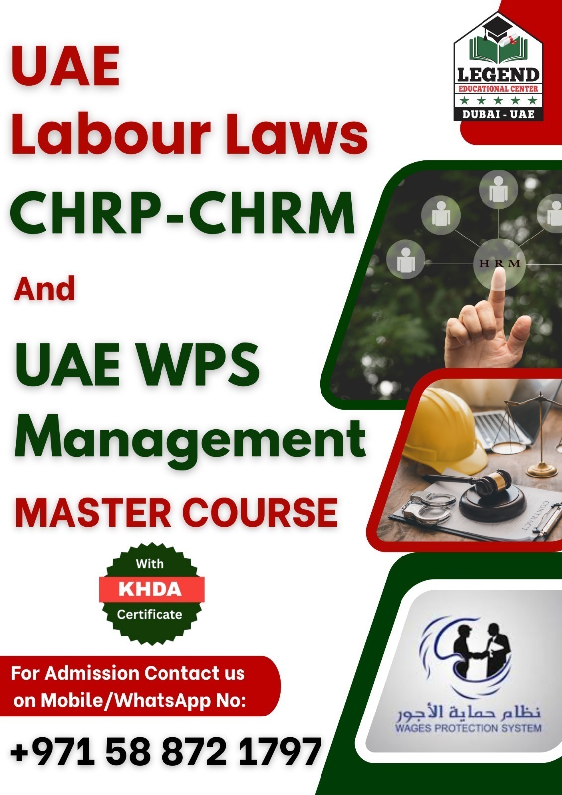 Join UAE Labour Laws, CHRM & CHRP Master Class with WPS Training in Dubai